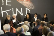 v.li. Hilde Sochor, Peter Wolsdorff, Moderatorin Sandra Kreisler, Jakob Seeböck, Katharina Stemberger.