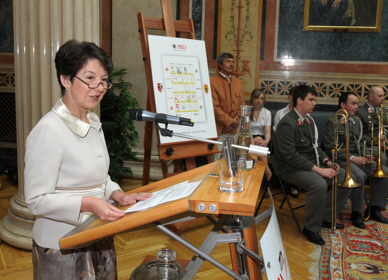 Nationalratspräsidentin Barbara Prammer am Rednerpult