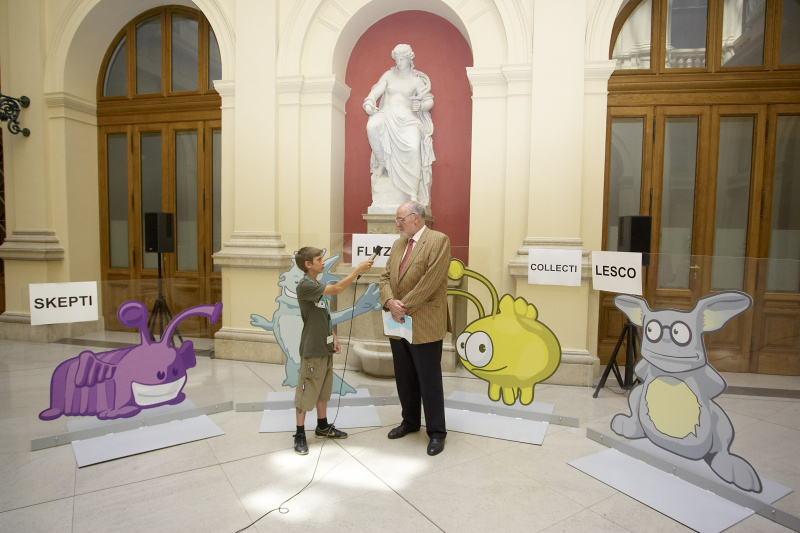 v.li. Schüler, Gottfried Marckhgott.