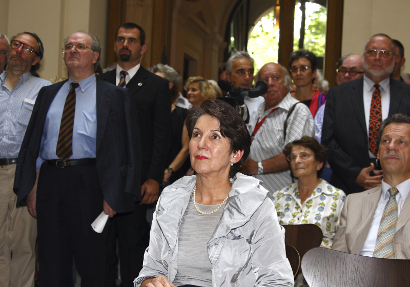 Blick in Richtung Veranstaltungsteilnehmer - Barbara Prammer.