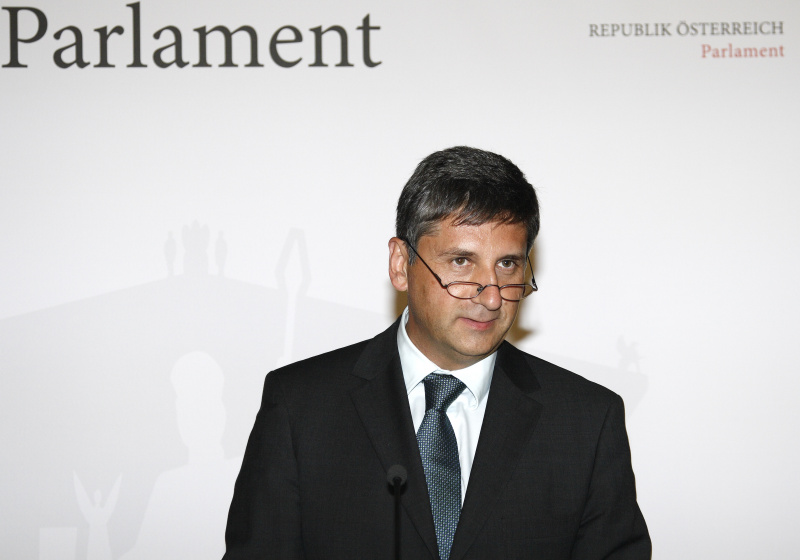 Michael Spindelegger am Rednerpult.