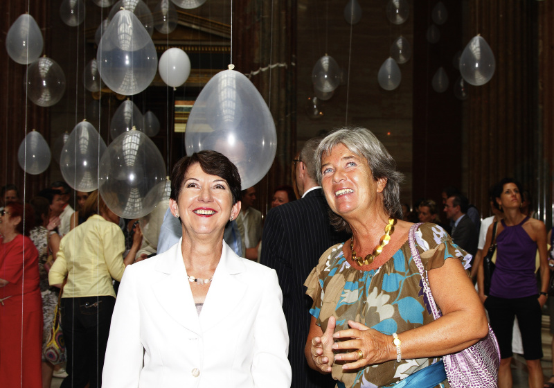 v.li. Barbara Prammer, Heide Schmidt (Bundessprecher des LIF).