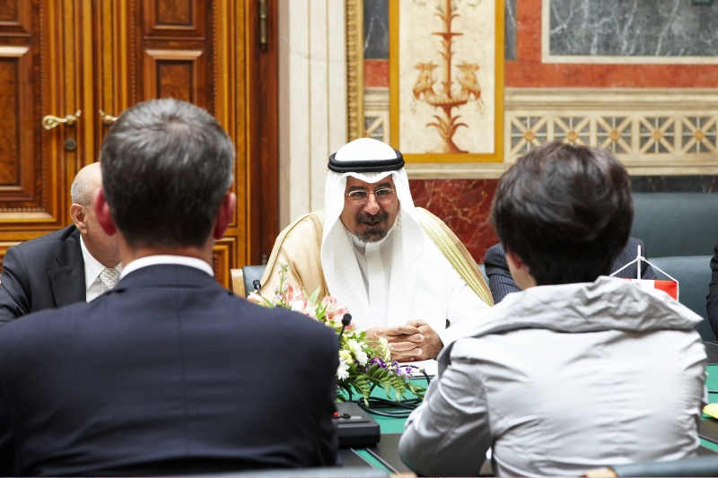 Sheik Dr. Mohammed Al Sabah Al-Salem Al-Sabah aus Kuwait.