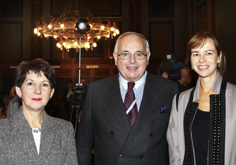 v. li.: Barbara Prammer, Heinrich Neisser, Sophie Karmasin.