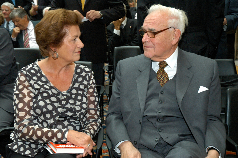 v. li.: Helga Ermacora, Herbert Schambeck.