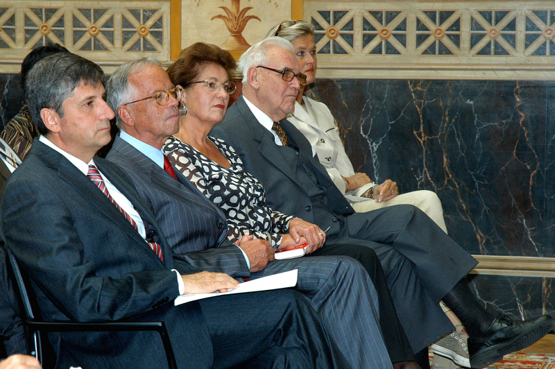 v. li.: Michael Spindelegger, Werner Fasslabend, Helga Ermacora, Herbert Schambeck, Ursula Plassnik.