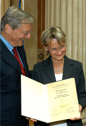 v. li.: Wolfgang Schüssel, Heidi Burkhardt.