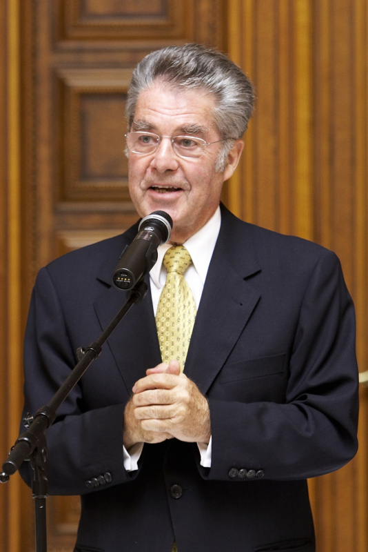 Bundespräsident Dr. Heinz Fischer bei seiner Ansprache.