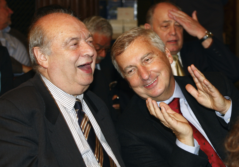 v.li. KZ-Überlebender Rudolf Gelbard und Fritz Verzetnisch.