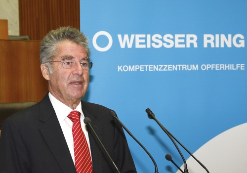 Heinz Fischer am Rednerpult.