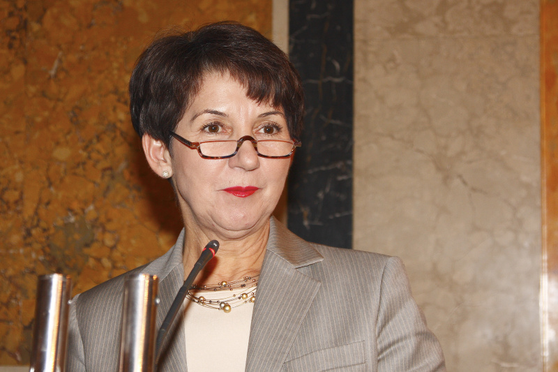 Barbara Prammer am Rednerpult.