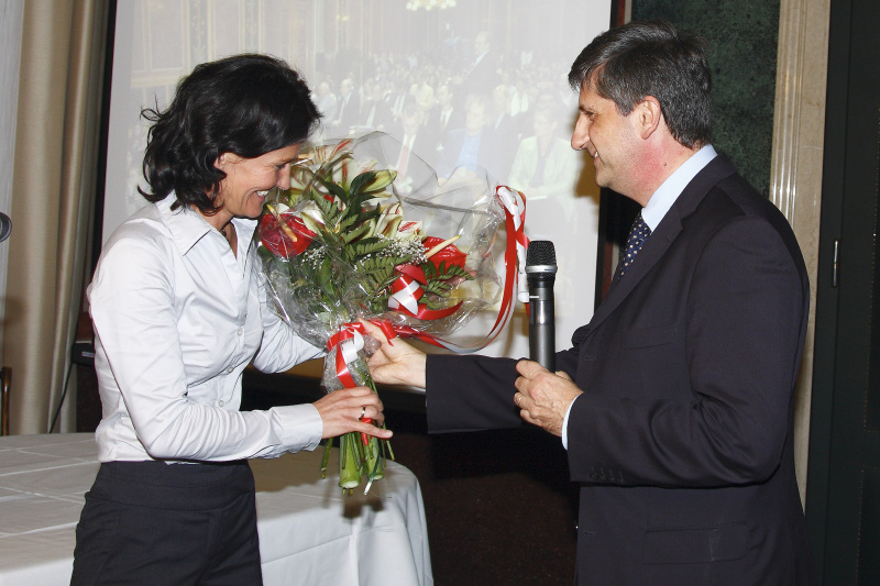 v. .li.: Eva Glawischnig-Piesczek, Michael Spindelegger.