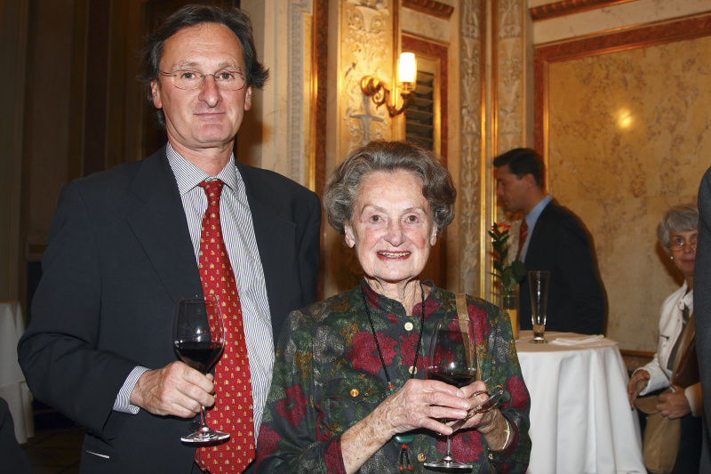 v.li. Enkelsohn von Bundespräsident a.D. Adolf Schärf Paul Alexander Kyrle und Tochter von Adolf Schärf Martha Kyrle.