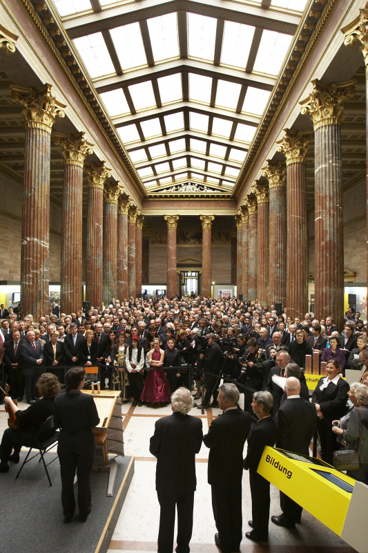 NR Präsidentin Mag. Barbara Prammer bei der Eroeffnungsansprache.
