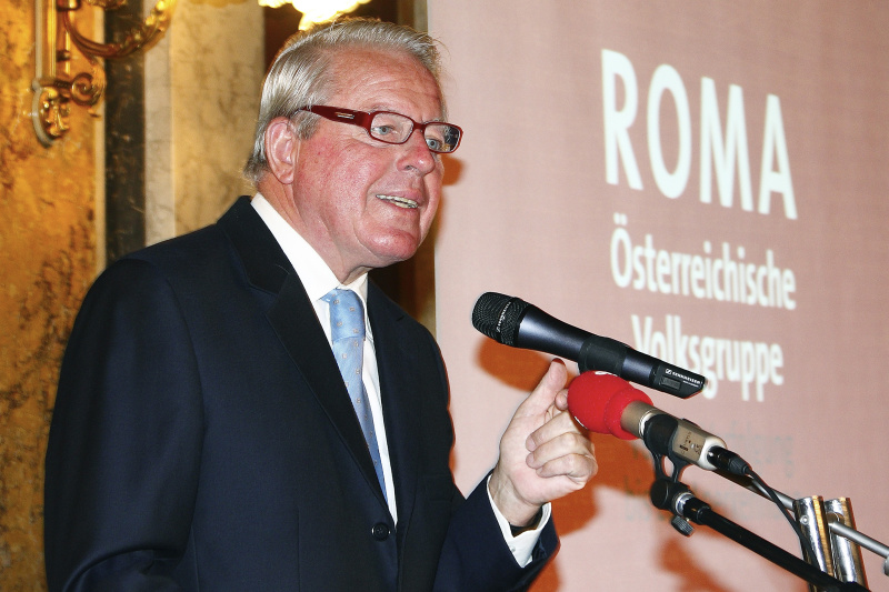 Bundeskanzler a.D. Franz Vranitzky am Rednerpult.