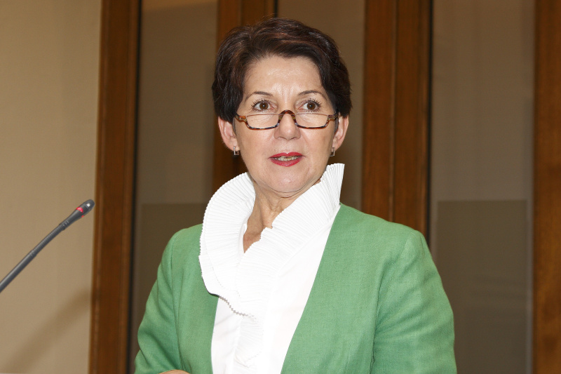 Barbara Prammer am Rednerpult.