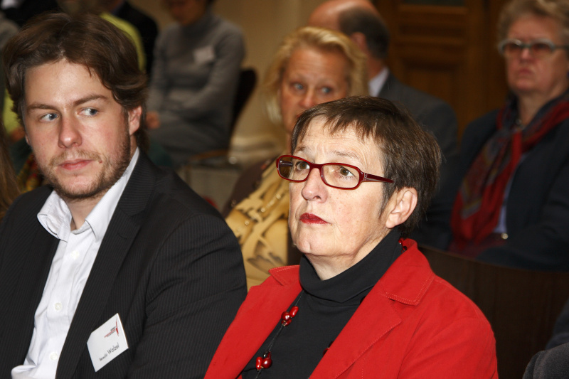 Blick in Richtung VeranstaltungsteilnehmerInnen, Dokumentationsarchiv des österreichischen Widerstands Brigitte Bailer.