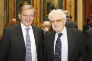 Wolfgang Schuessel und Moshe Hans Jahoda