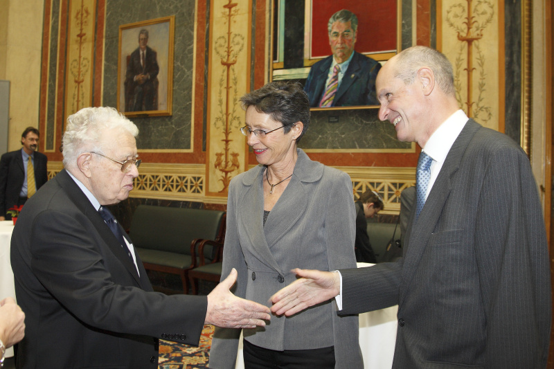 Moshe Hans Jahoda und Kurt Scholz mit Frau