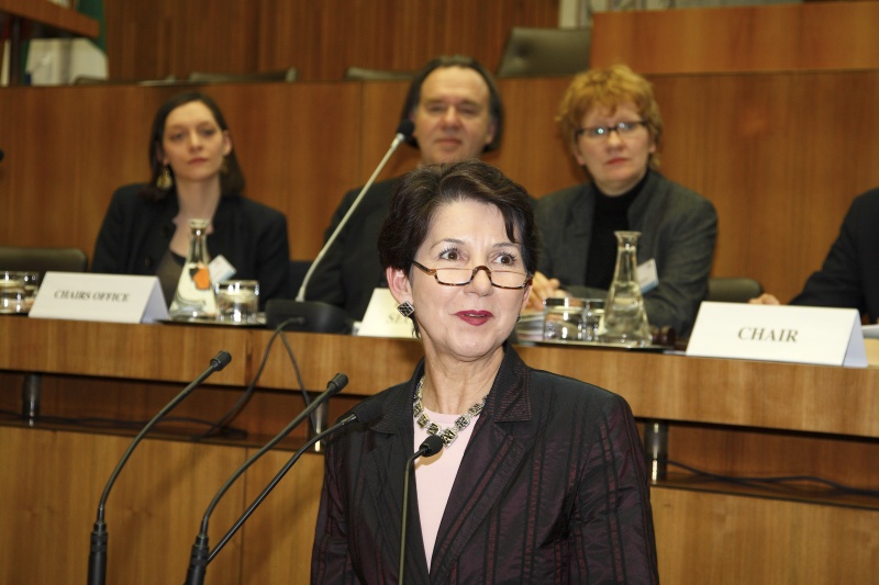 Erste Praesidentin des Nationalrates Barbara Prammer