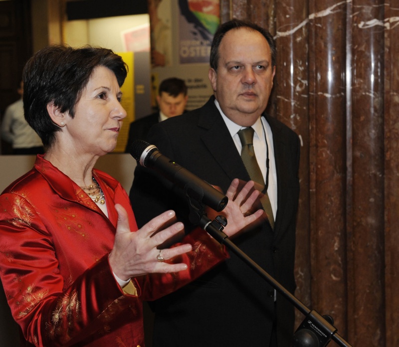 v.li Nationalratspräsidentin Mag.a Barbara Prammer und und Joao Soares