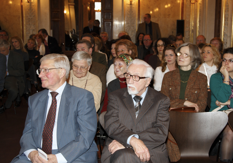 v.li. Franz Hums -Bundesminister a.D.; Dr. Karl Pisa - Staatssekretaer a.D.