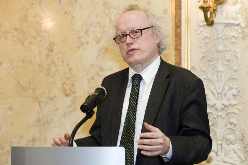 Lorenz Mikoletzky- oesterreichisches Staatsarchiv,  am Rednerpult