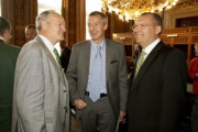 Dr.Andreas Khol, Martin Bartenstein, Prof.Dr.Klaus Poier (v.links)