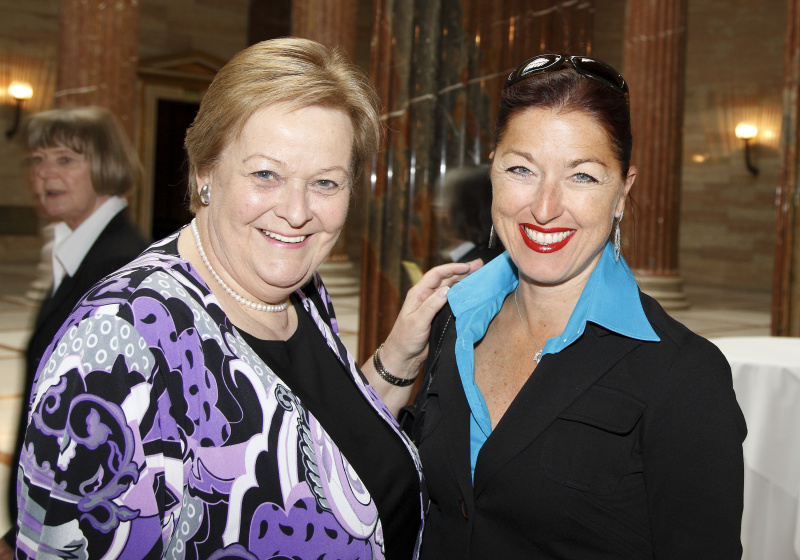 v.li. Anna Elisabeth Haselbach und Hannah Lessing