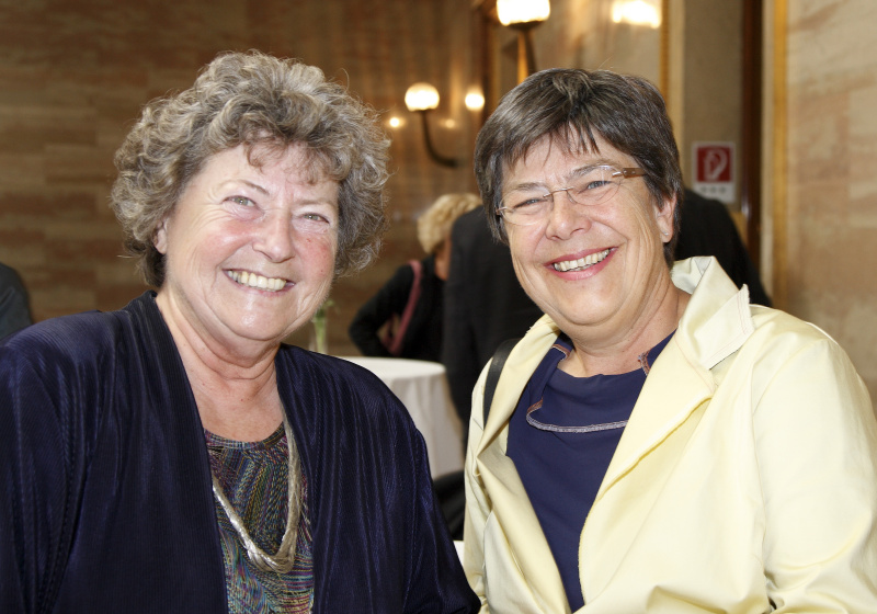 v.li. Eleonora Hostasch und Dkff. Wilhelmine Goldmann -  Vorstandsdirektorin des ÖBB-Personenverkehrs