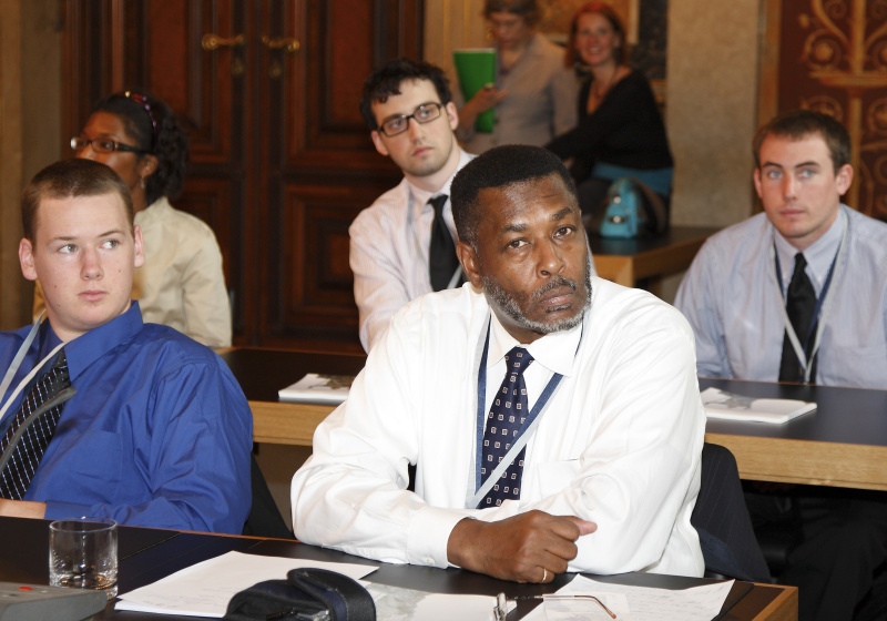 Blick in Richtung VeranstaltungsteilnehmerInnen.