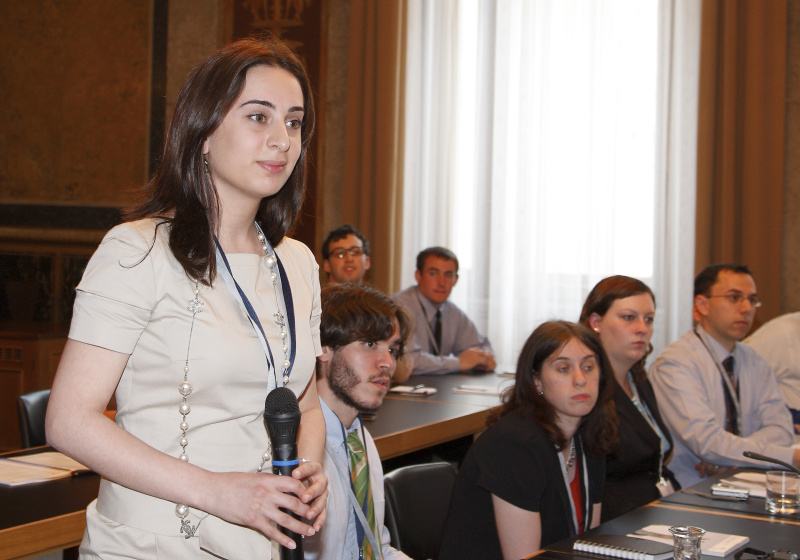 Blick in Richtung VeranstaltungsteilnehmerInnen.