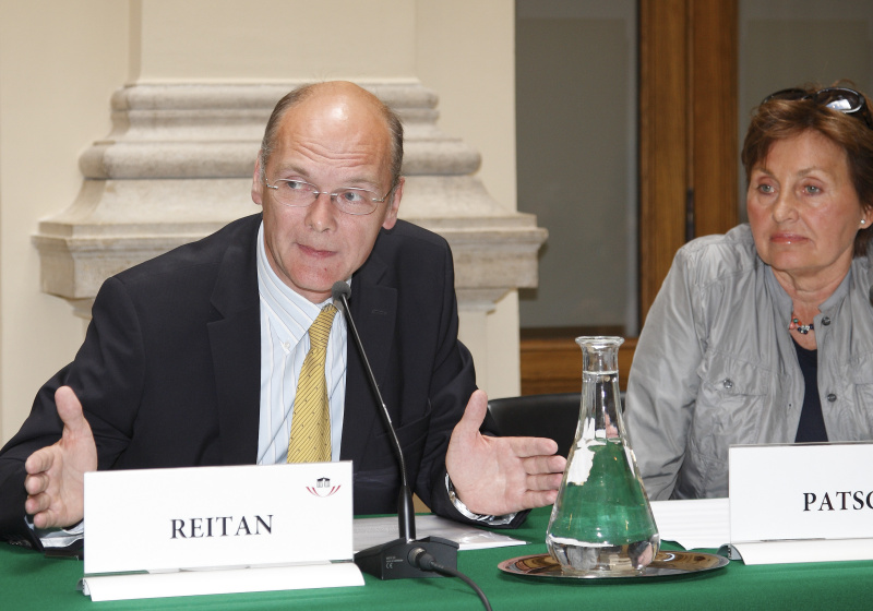 v.li. Claus Reitan - Die Furche und Dipl.-Ing. Jana Patsch - Kurier