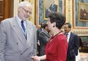 v.li. Dr. Erhard Busek und Mag. Barbara Prammer - Praesidentin des Nationalrates