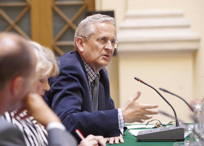 Dr. Andreas Unterberger- Chefredakteuer der Wiener Zeitung, bei der Podiumsdiskussion