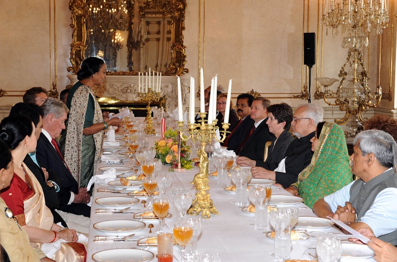 Ansprache von  Meira Kumar - Präsidentin des inidschen Lok Sabha beim gemeinsamen Mittagessen.