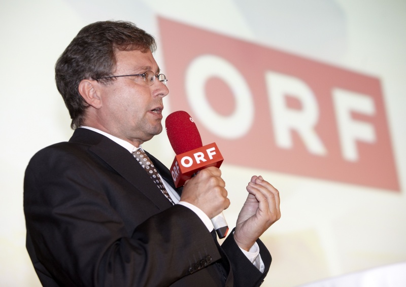 ORF-Generaldirektor Dr. Alexander Wrabetz praesentiert die TV-Dokumentation Der Zweite Weltkrieg - Verfolgt, verschleppt, vernichtet