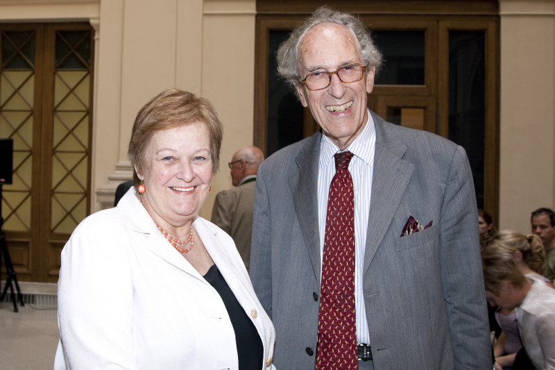 v.li. Praesidentin des Bundesrates a.D. Anna Elisabeth Haselbach; Botschafter Dr. Wolfgang Schallenberg - Nationalfonds Kuratorium und Komitee