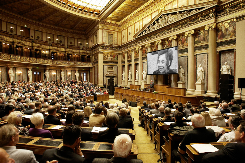 Bundespräsident Dr.Heinz Fischer am Rednerpult.