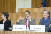 v.li. Mag. Barbara Prammer - Nationalratspräsidentin, Rainer Rosenberg - ORF und Claudia Schmied - Unterrichtsministerin
