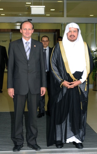 v.li.Erwin Preiner- Bundesratspräsident und Dr. Abdullah Al Al-Sheik - Vorsitzender der saudischen Majlis Al Shura