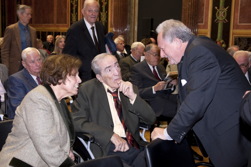 Edith Mock und  Alois Mock im Gespräch mit  Alfred Schöls.