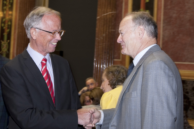v.li. Werner Fasslabend und  Andreas Khol