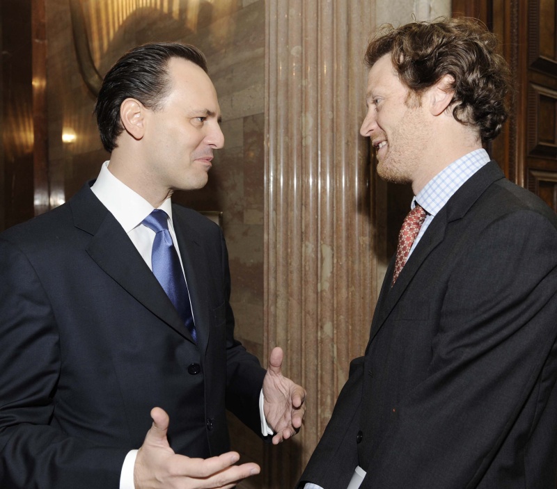 v.li. Dimitris Droutsas - stellvertretender Außenminister von Griechenland und Mag. Helfried Carl