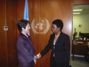 v.li. Mag.a Barbara Prammer- Nationalratspräsidentin und Asha-Rose Migiro - stellv. UN-Generalsekretärin