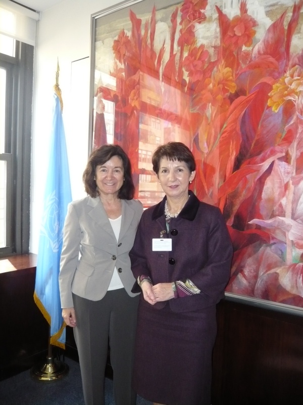 v.li. Ines Alberdi - UNIFEm-Exekutivdirektorin und Mag.a Barbara Prammer - Nationalratspräsidentin