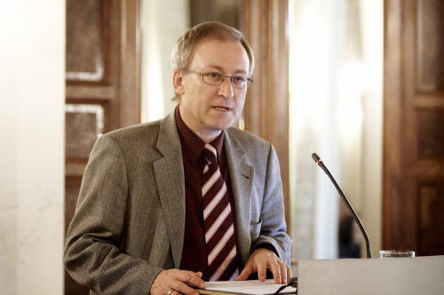 Prof.Dr.Wolfgang Sander am Rednerpult