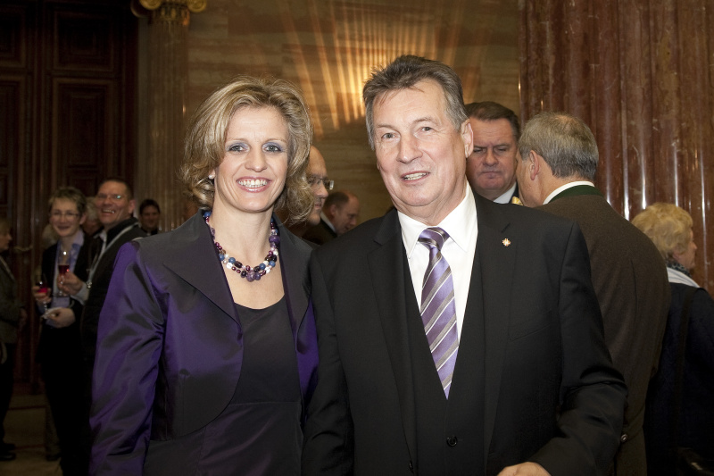 v.li. Petra Mitterer und Komm.Rat Peter Mitterer - Praesident des Bundesrates