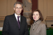 v.li. Dr. Georg Posch - Parlamentsdirektor, HR Dr.in Gertrude Enderle-Burcel - Österreichisches Staatsarchiv