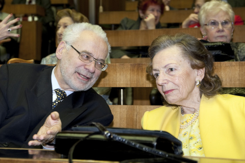 v.li. Erhard Busek und  Dr. Marga Hubinek